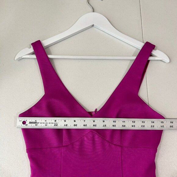 Trina Turk Revolve Womens Dress 2 Orchid Pink Hudson Tropical Ponte Cocktail - Picture 5 of 14